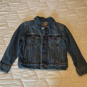 Levi's Kids Dark Blue Denim Jacket